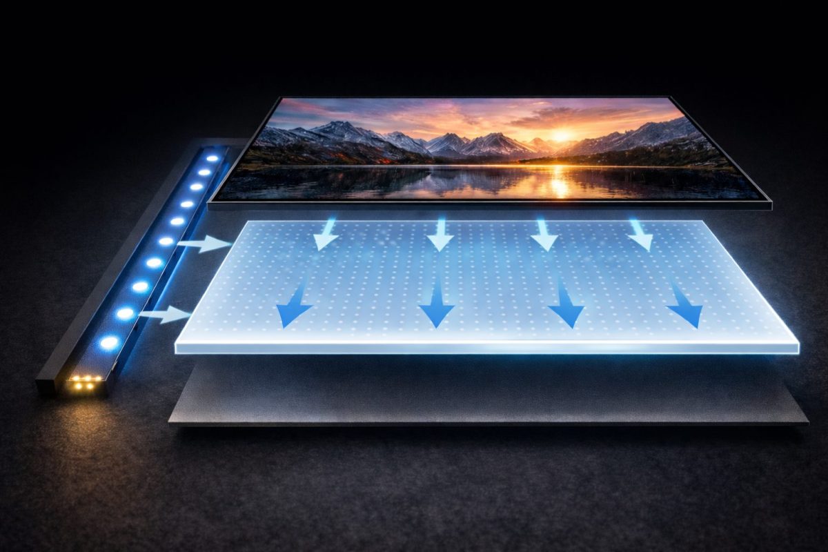 エッジライト方式概略図